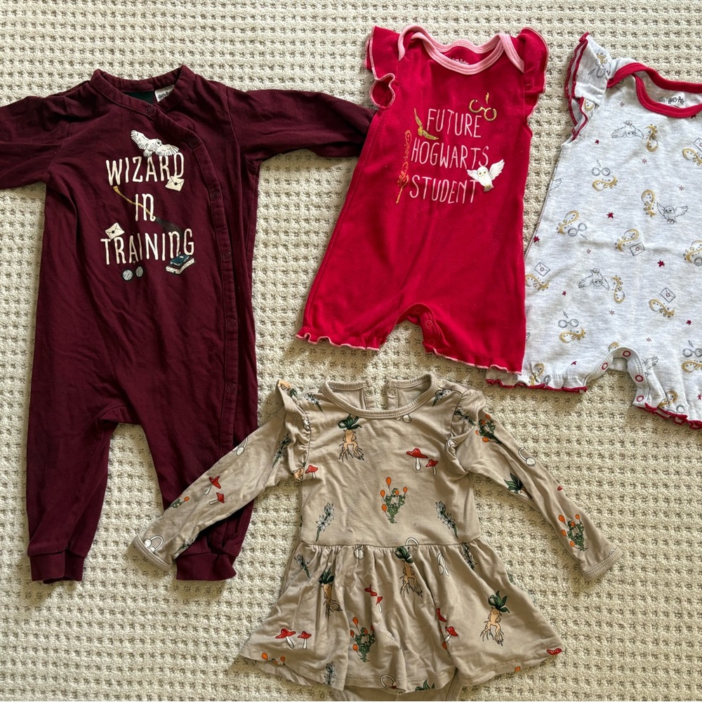 Harry Potter Baby PJ Romper Set